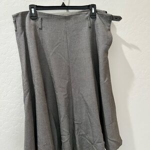 Grace Elements Gray A-Line Skirt